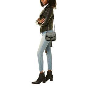 Franco Sarto Rex Tassel Saddle Crossbody Bag